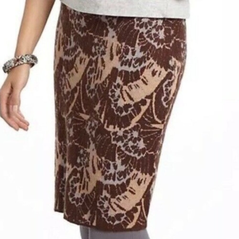 Anthropologie Sparrow Sweater Knit Mohair Cashmere Blend Pencil Skirt size M